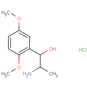 CAS No:61-16-5 2-amino-1-(2,5-dimethoxyphenyl)propan-1-ol
