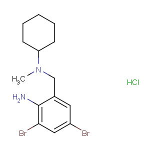 CAS No:611-75-6 2,4-dibromo-6-[[cyclohexyl(methyl)amino]methyl]aniline