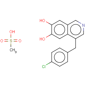 CAS No:61189-88-6 4-(p-Chlorobenzyl)-6,7-dimethoxyisoquinolinium methanesulphonate