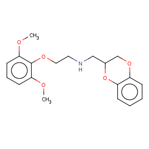 CAS No:613-67-2 1,4-Benzodioxin-2-methanamine,N-[2-(2,6-dimethoxyphenoxy)ethyl]-2,3-dihydro-