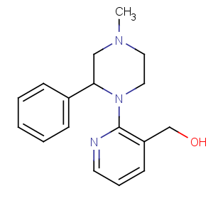 CAS No:61337-89-1 [2-(4-methyl-2-phenylpiperazin-1-yl)pyridin-3-yl]methanol