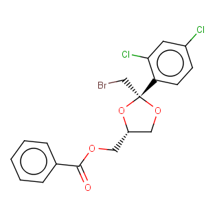 CAS No:61397-56-6 cis-2-(Bromomethyl)-2-(2,4-dichlorophenyl)-1,3-dioxolane-4-ylmethyl benzoate