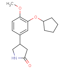 CAS No:61413-54-5 4-(3-cyclopentyloxy-4-methoxyphenyl)pyrrolidin-2-one