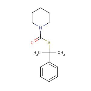 CAS No:61432-55-1 S-(2-phenylpropan-2-yl) piperidine-1-carbothioate