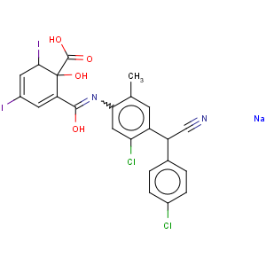 CAS No:61438-64-0 Closantel sodium
