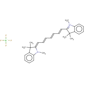 CAS No:61575-73-3 1,3,3-Trimethyl-2-[(1E,3E,5E)-7-(1,3,3-trimethyl-2,3-dihydro-1H-2-indolyliden)-1,3,5-heptatrienyl]-3H-indolium tetrafluoroborate