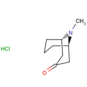 CAS No:6164-62-1 9-Azabicyclo[3.3.1]nonan-3-one,9-methyl-, hydrochloride (1:1)
