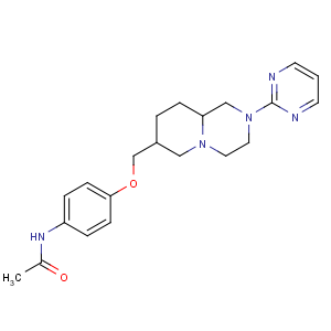 CAS No:61788-46-3 N-[4-[[(7R,9aS)-2-pyrimidin-2-yl-1,3,4,6,7,8,9,9a-octahydropyrido[1,<br />2-a]pyrazin-7-yl]methoxy]phenyl]acetamide
