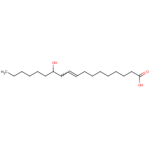 CAS No:61789-44-4 (E)-12-hydroxyoctadec-9-enoic acid