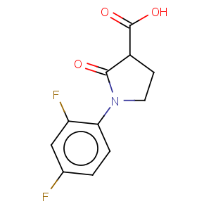 CAS No:618070-33-0 1-(2,4-difluorophenyl)-2-oxopyrrolidine-3-carboxylic acid