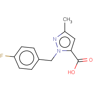 CAS No:618070-43-2 1-(4-fluorobenzyl)-3-methyl-1H-pyrazole-5-carboxylic acid