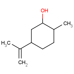 CAS No:619-01-2 2-methyl-5-prop-1-en-2-ylcyclohexan-1-ol