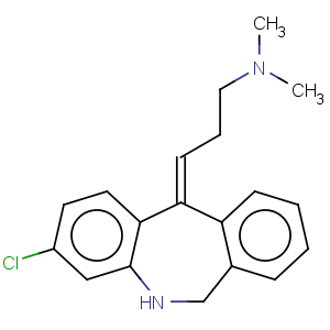 CAS No:6196-08-3 1-Propanamine,3-(3-chloro-5,6-dihydro-11H-dibenz[b,e]azepin-11-ylidene)-N,N-dimethyl-