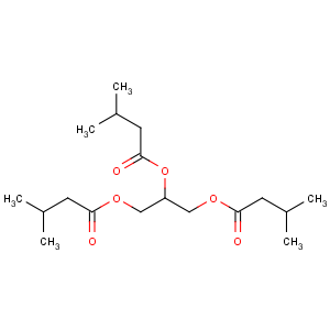 CAS No:620-63-3 Butanoic acid,3-methyl-, 1,1',1''-(1,2,3-propanetriyl) ester