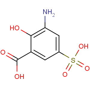 CAS No:6201-86-1 3-amino-2-hydroxy-5-sulfobenzoic acid