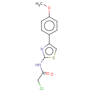 CAS No:6202-74-0 2-Chloro-N-[4-(4-methoxy-phenyl)-thiazol-2-yl]-acetamide