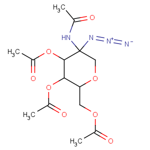 CAS No:6205-69-2 (5-acetamido-3,4-diacetyloxy-5-azidooxan-2-yl)methyl acetate