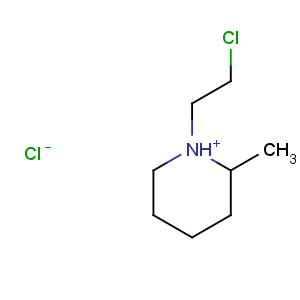 CAS No:62124-27-0 Piperidine,1-(2-chloroethyl)-2-methyl-, hydrochloride (1:1)