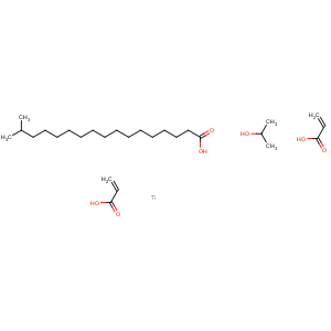 CAS No:62125-16-0 bis(acrylato-O)(isooctadecanoato-O)(propan-2-olato)titanium