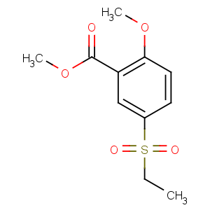 CAS No:62140-67-4 methyl 5-ethylsulfonyl-2-methoxybenzoate