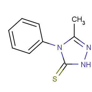 CAS No:6232-82-2 3-methyl-4-phenyl-1H-1,2,4-triazole-5-thione