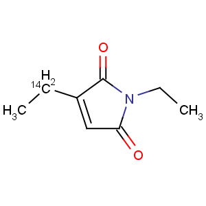 CAS No:62356-37-0 1H-Pyrrole-2,5-dione,1-(ethyl-1-14C)- (9CI)