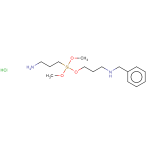 CAS No:623938-90-9 (2-n-benzylaminoethyl)-3-aminopropyltrimethoxysilane, hydrochloride, 50 in methanol