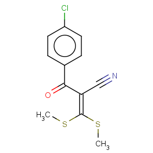 CAS No:62455-56-5 Benzenepropanenitrile,a-[bis(methylthio)methylene]-4-chloro-b-oxo-