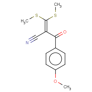 CAS No:62455-63-4 Benzenepropanenitrile, a-[bis(methylthio)methylene]-4-methoxy-b-oxo-