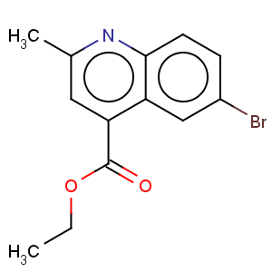 CAS No:62482-30-8 Ethyl 6-bromo-2-methylquinoline-4-carboxylate