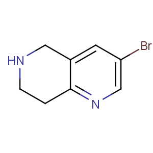 CAS No:625100-00-7 3-bromo-5,6,7,8-tetrahydro-1,6-naphthyridine