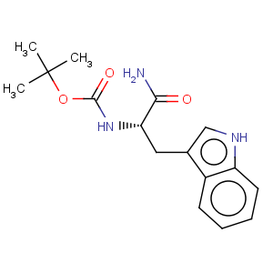 CAS No:62549-92-2 Carbamicacid, [2-amino-1-(1H-indol-3-ylmethyl)-2-oxoethyl]-, 1,1-dimethylethyl ester,(S)- (9CI)