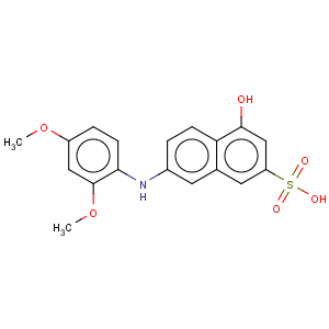 CAS No:6259-49-0 6-(2,4-dimethoxyanilino)-1-naphthol-3-sulfonic acid