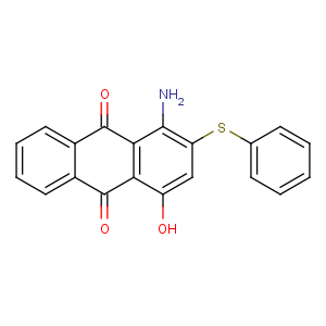 CAS No:62591-95-1 9,10-Anthracenedione,1-amino-4-hydroxy-2-(phenylthio)-