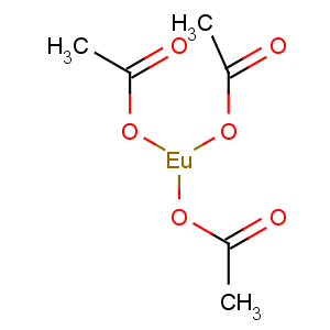CAS No:62667-64-5 Aceticacid, europium(3+) salt, hydrate (9CI)