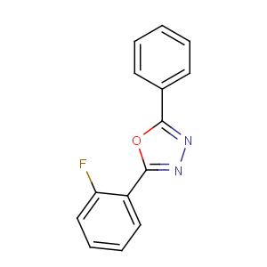 CAS No:62681-96-3 2-(2-fluorophenyl)-5-phenyl-1,3,4-oxadiazole