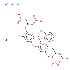 CAS No:62698-56-0 Benzoic acid,2-[2,7-bis[[bis(carboxymethyl)amino]methyl]-6-hydroxy-3-oxo-3H-xanthen-9-yl]-,sodium salt (1:4)