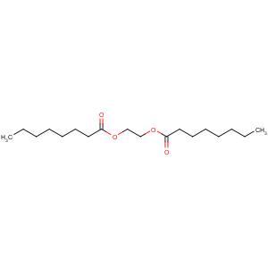 CAS No:627-86-1 Octanoic acid,1,1'-(1,2-ethanediyl) ester