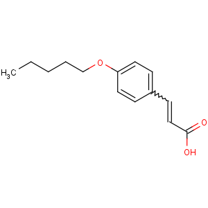 CAS No:62718-63-2 2-Propenoic acid,3-[4-(pentyloxy)phenyl]-, (2E)-