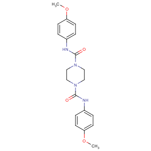 CAS No:6276-41-1 1,4-Piperazinedicarboxamide,N1,N4-bis(4-methoxyphenyl)-