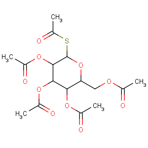 CAS No:62860-10-0 [(2R,3R,4S,5R,6R)-3,4,5-triacetyloxy-6-acetylsulfanyloxan-2-yl]methyl<br />acetate