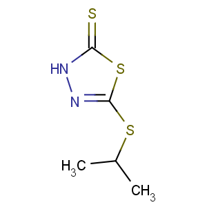 CAS No:62868-67-1 5-propan-2-ylsulfanyl-3H-1,3,4-thiadiazole-2-thione