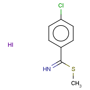 CAS No:62925-87-5 Benzenecarboximidothioicacid, 4-chloro-, methyl ester, hydriodide (1:1)