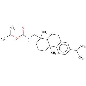 CAS No:6301-26-4 Carbamic acid,[(1,2,3,4,4a,9,10,10a-octahydro-7-isopropyl-1,4a-dimethyl-1-phenanthryl)methyl]-,isopropyl ester (8CI)