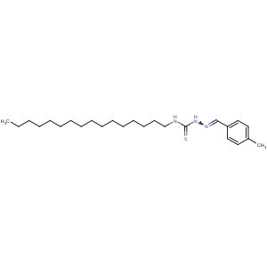 CAS No:6302-75-6 Hydrazinecarbothioamide, N-hexadecyl-2-[(4-methylphenyl)methylene]-