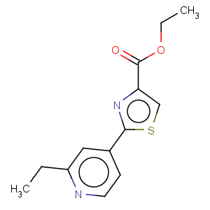 CAS No:630410-54-7 2-(2-Ethyl-pyridin-4-yl)-thiazole-4-carboxylic acid ethyl ester