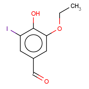 CAS No:6312-82-9 Benzaldehyde,3-ethoxy-4-hydroxy-5-iodo-