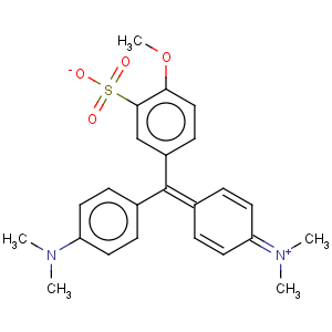 CAS No:63148-81-2 Methanaminium,N-[4-[[4-(dimethylamino)phenyl](4-methoxy-3-sulfophenyl)methylene]-2,5-cyclohexadien-1-ylidene]-N-methyl-,inner salt