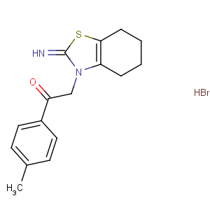 CAS No:63208-82-2 2-(2-imino-4,5,6,7-tetrahydro-1,<br />3-benzothiazol-3-yl)-1-(4-methylphenyl)ethanone