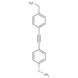 CAS No:63221-88-5 1-ethyl-4-[2-(4-methoxyphenyl)ethynyl]benzene
